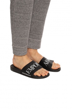 Klapki z logo, zdjęcie 2 Klapki z logo od Emporio Armani